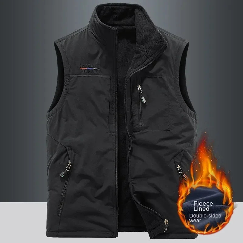 Chaqueta de senderismo para hombre, abrigo térmico, cálido, informal, metropolitano, glaMan, ropa térmica de lujo, talla grande, moda, invierno