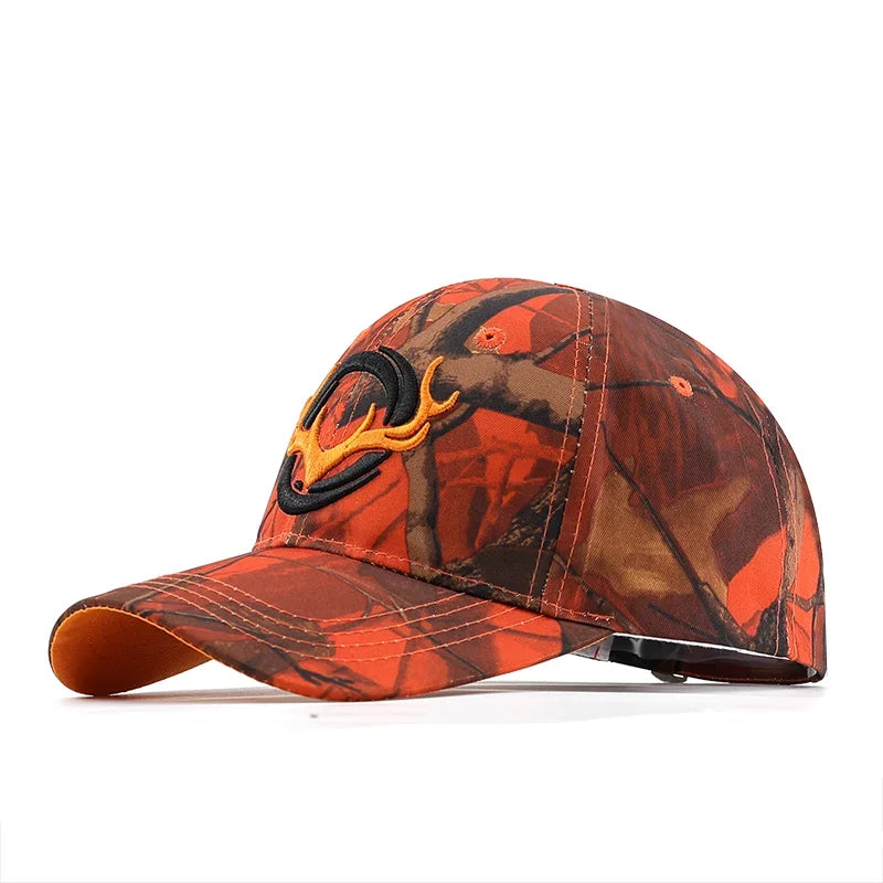 Nueva gorra de béisbol de camuflaje, gorras de pesca para hombre, caza al aire libre, sombrero de jungla de camuflaje, gorra táctica de Airsoft para senderismo