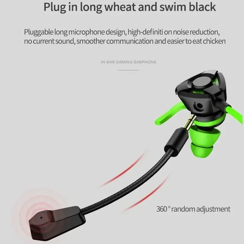 Gaming Headset Wired Headphone Gaming Earbuds with Mic for Pubg PS4 CSGO Headphone Phone Tablet Laptop Universal Gaming