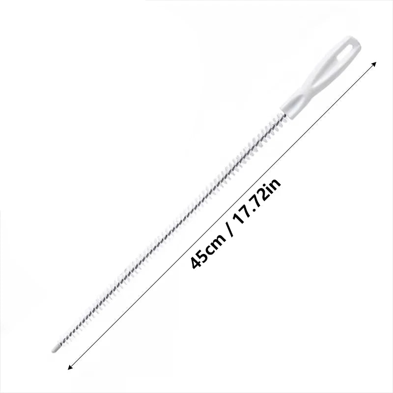 1 brosse de nettoyage pour évier, déboucheur flexible pour éviers et canalisations, pour salle de bain et cuisine