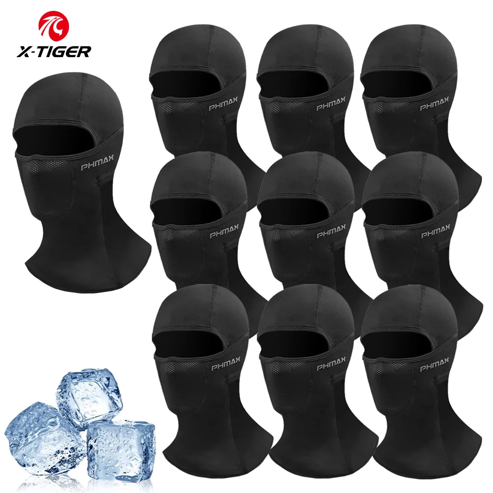 PHMAX Mascarilla de montar para motocicleta, protección contra el viento y el calor, transpirable, máscara facial completa, pasamontañas, sombrero, bufanda, gorra, moto, motociclista, gorra de viento