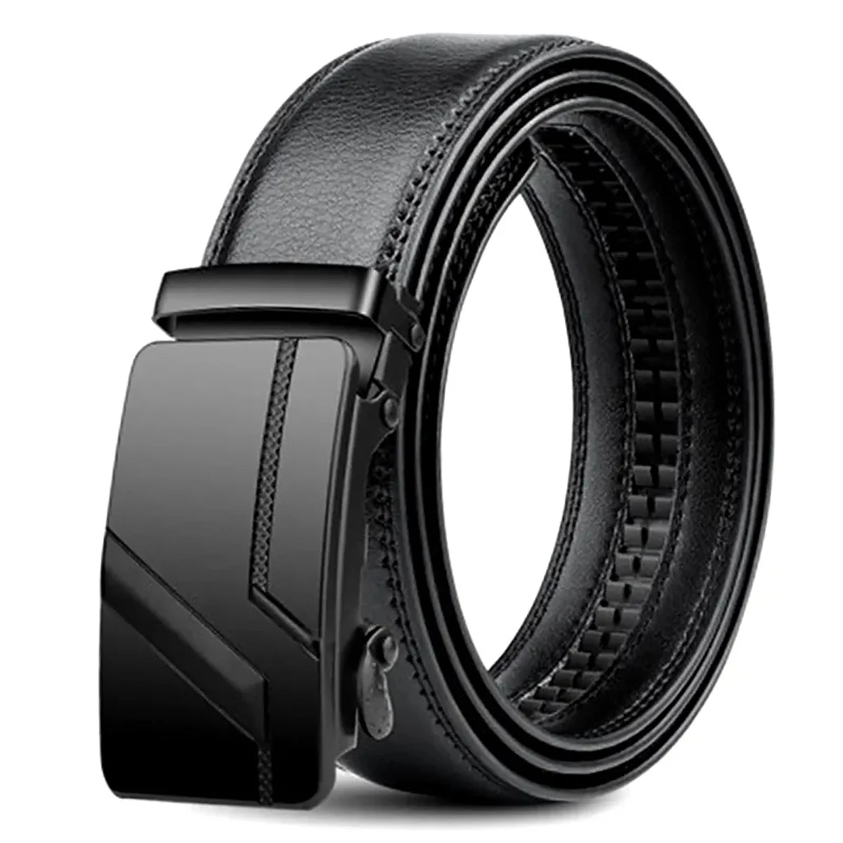 Ceinture automatique pour homme — noire, 110cm / 120cm / 130cm