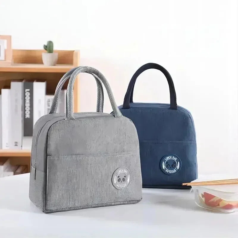 Ionic Aluminum Insulated Lunch Bags, New Ice Storage Pack, Portable Waterproof Picnic Box for Students