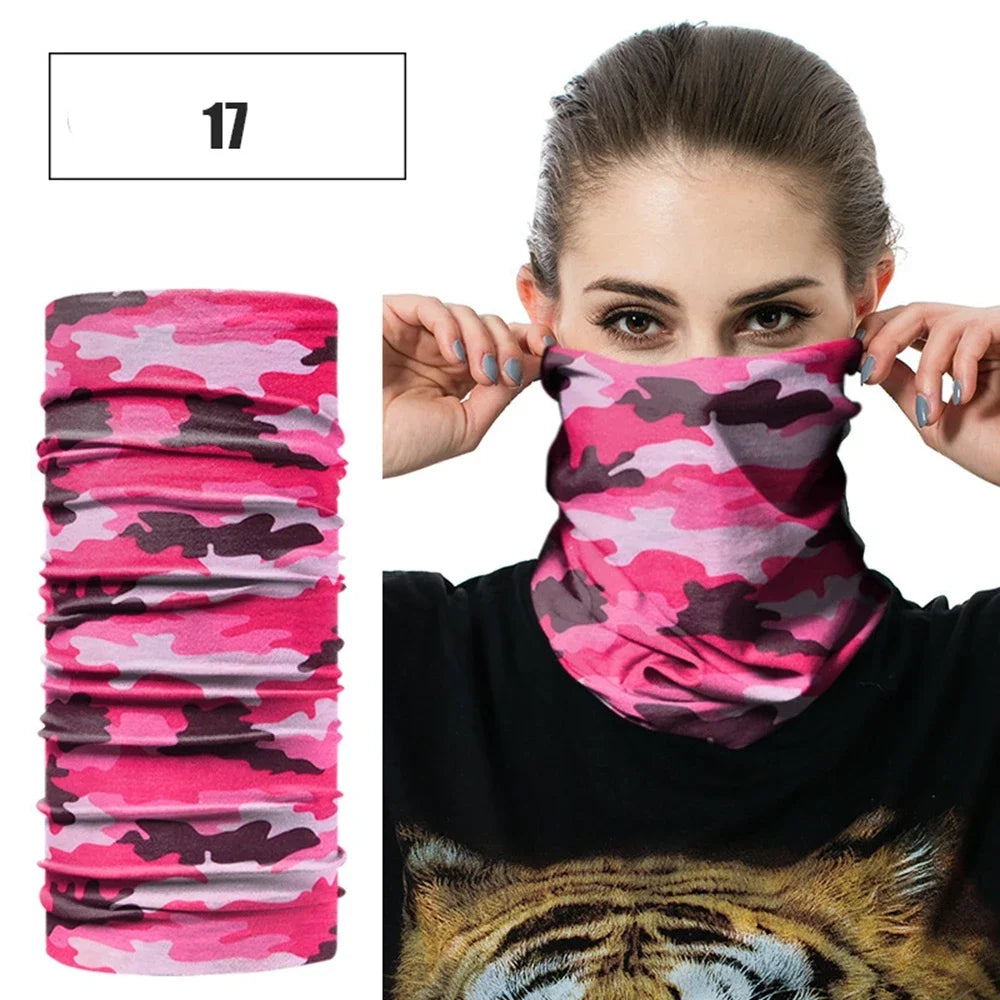 Écharpe de sport anti-poussière pour hommes et femmes, col pare-soleil, bandana pour la tête, le visage, le cou, la pêche en plein air