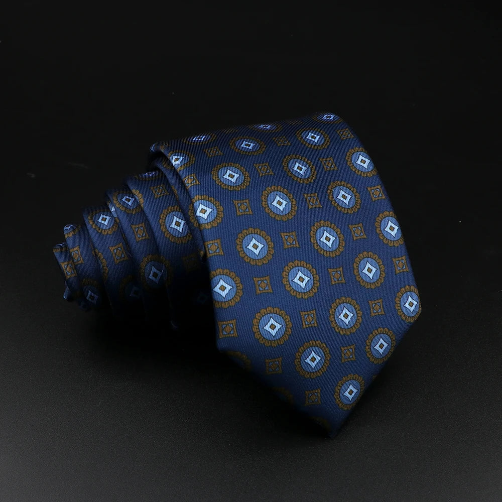 51 Styles Men's Silk Ties Jacquard Striped Plaid Floral Tie Accessories Daily Wear Shirt Suit Necktie Wedding Party Gift