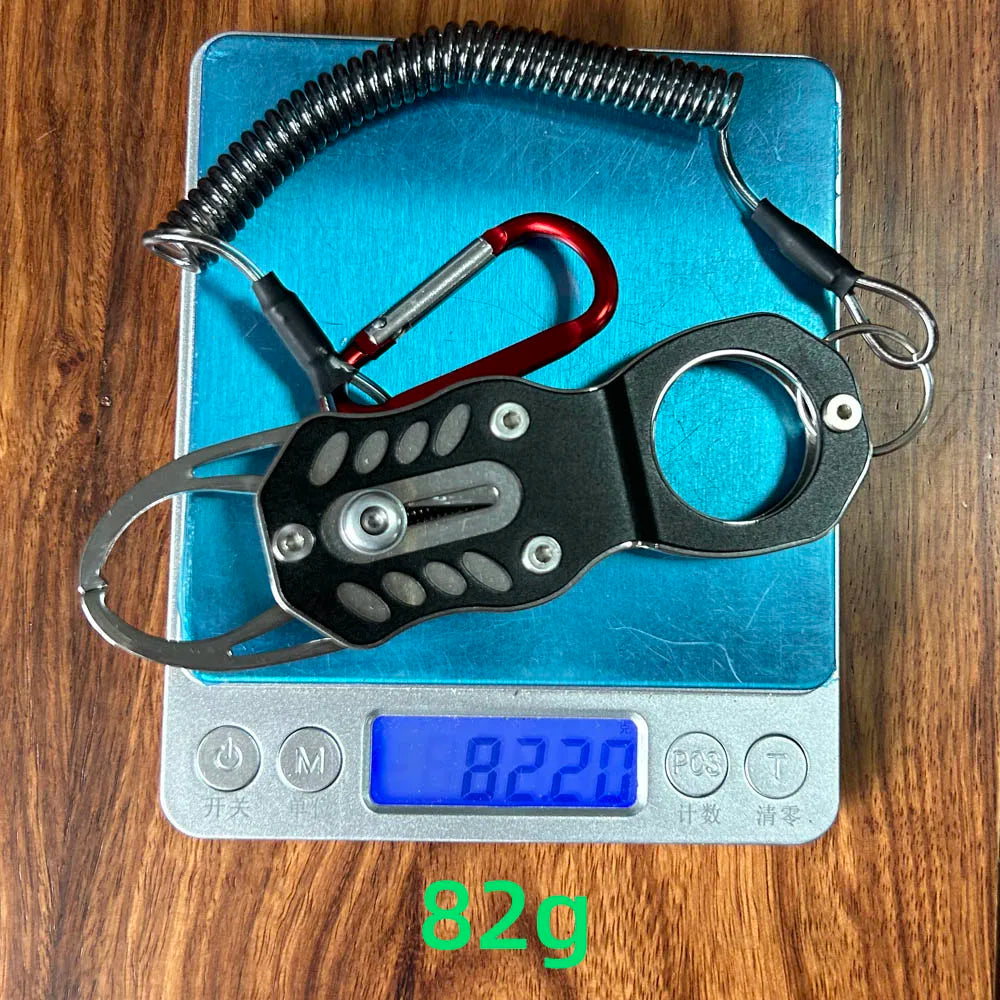 Poignée de poisson en acier inoxydable 304, antirouille, serrure Portable, matériel de pêche, outil de pince à lèvres, contrôleur de poisson Portable professionnel