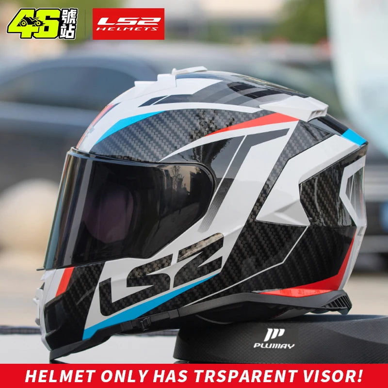Casco de motocicleta integral LS2 STORM ff800, certificación ECE