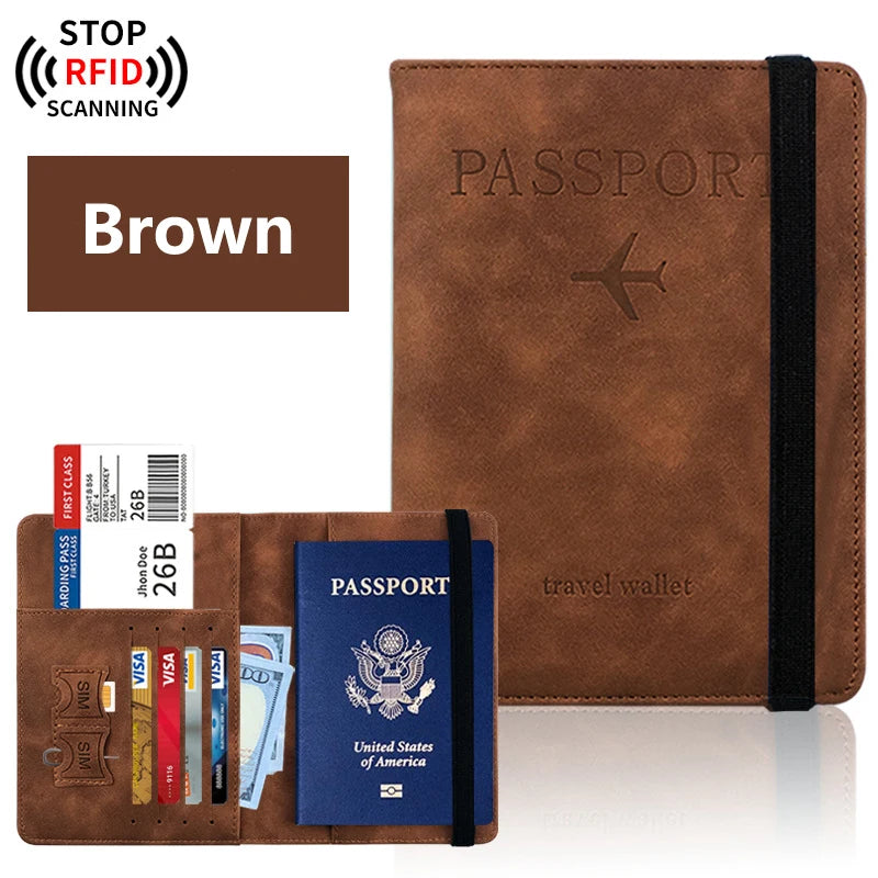 Portapasaportes para viaje Essentials, estuche cartera para accesorios de viaje, portapasaportes para mujer/hombre