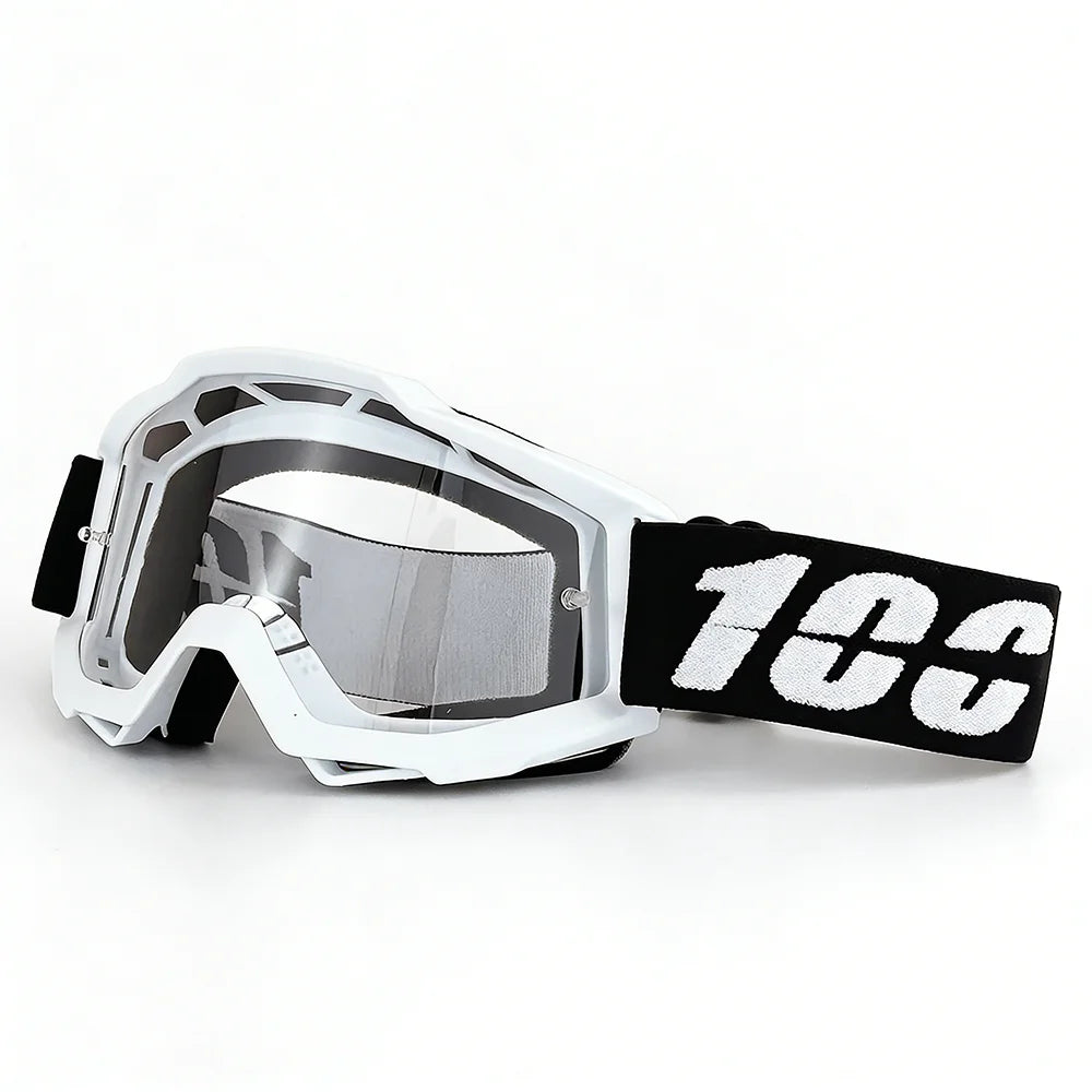 Lunettes de moto 100 MX, lunettes de motocross, lunettes de soleil tout-terrain pour homme, masque MTB ATV, protection coupe-vent, cyclisme, course