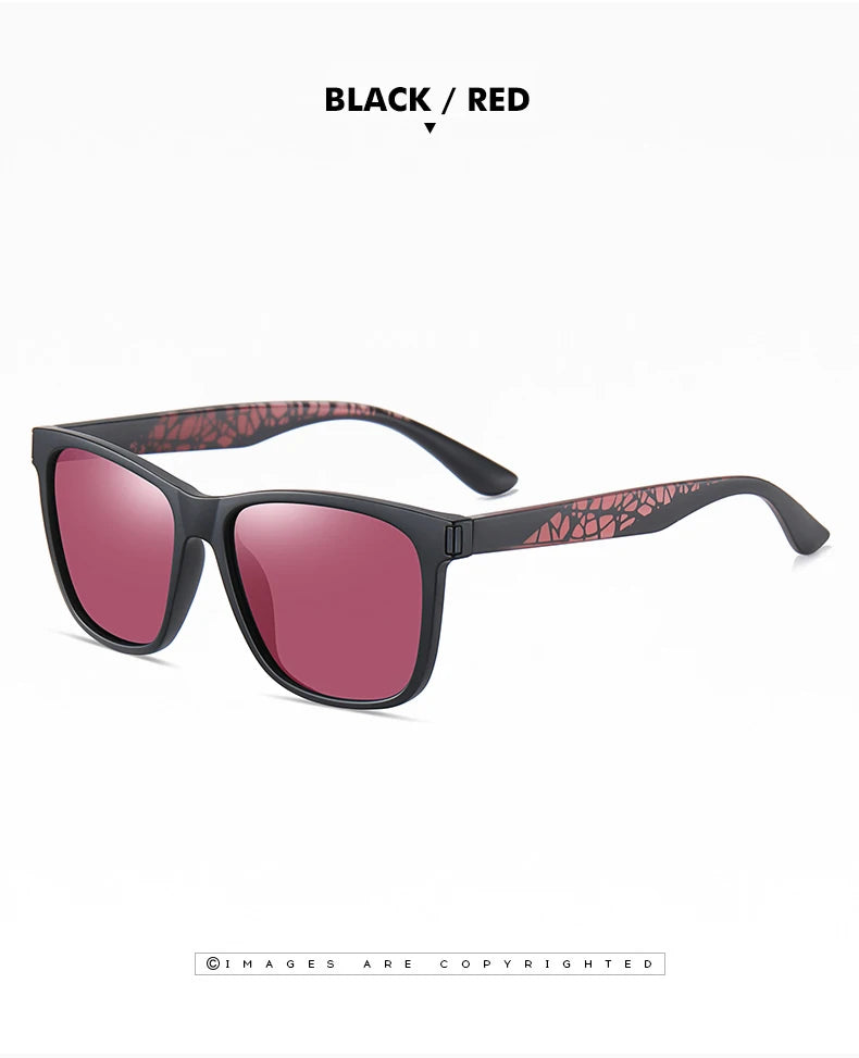 Classique Vintage lunettes de soleil polarisées homme mode léopard cadre rétro lunettes femme UV400 Anti-éblouissement lunettes de soleil homme