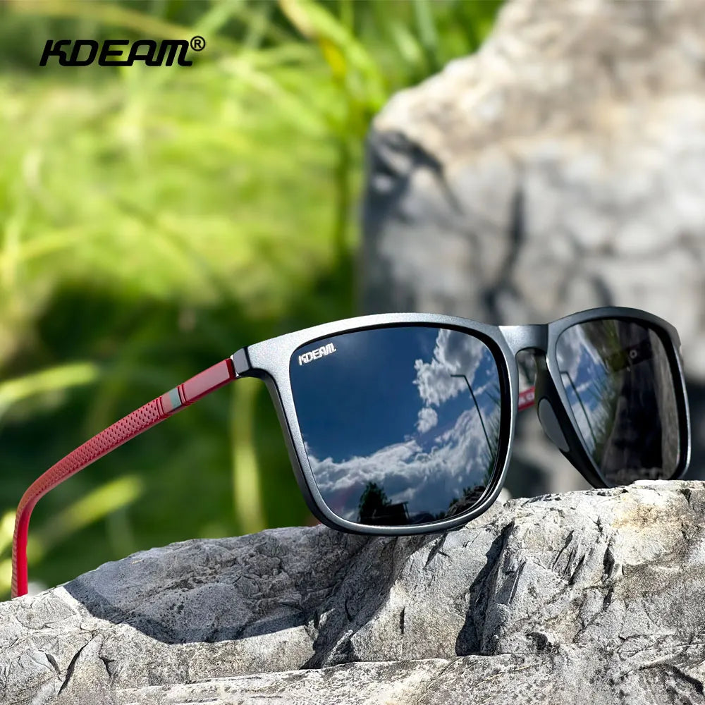 Lunettes de soleil polarisées XL — sport, protection UV400, grand cadre, hommes et femmes