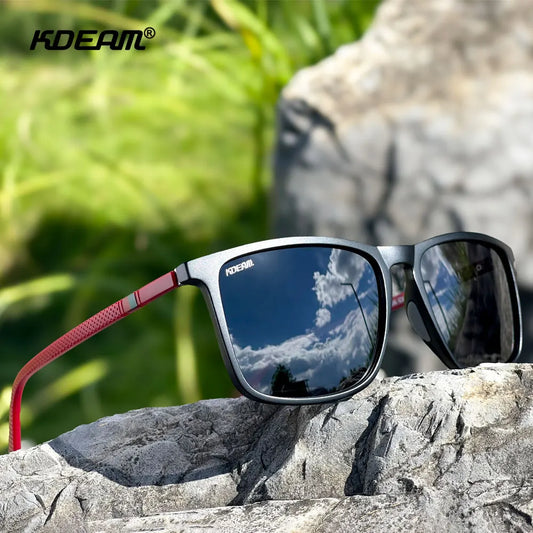 Lunettes de soleil polarisées XL — sport, protection UV400, grand cadre, hommes et femmes