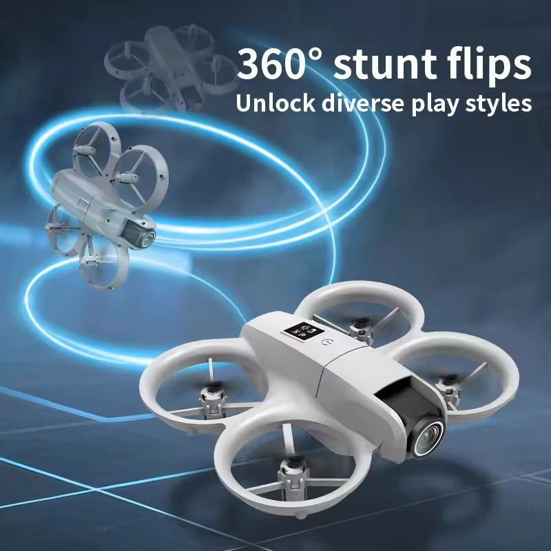 Nouveau mini drone WIFI FPV Hover professionnel avec caméra 4K, lumières colorées, drone RC pliable, quadricoptère RC, jouets cadeaux