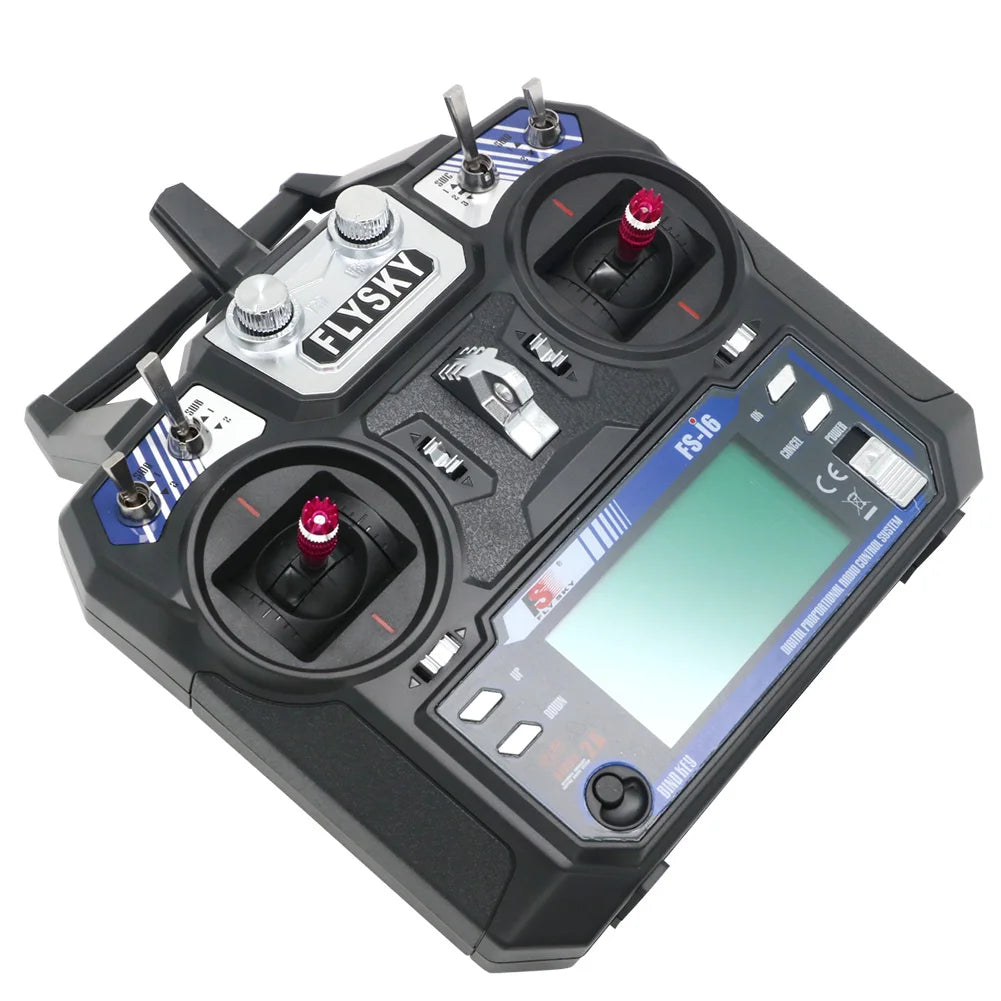 Transmisor FLYSKY FS-i6 I6 2.4G 6CH Control Remoto de Radio con Receptor iA6 iA6B X6B A8S R6B iA10B FS2A para Avión RC Drone