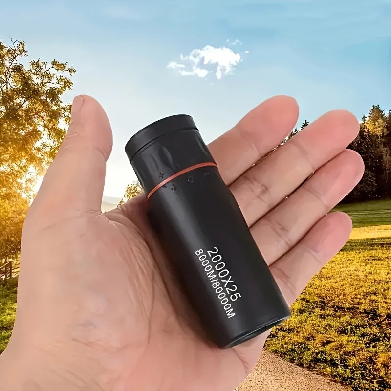 2025 2000X25 HD Monocular Telescope, Compact Portable for Travel, Hiking, Fishing, Camping, Stargazing, Concerts and Bird Watching