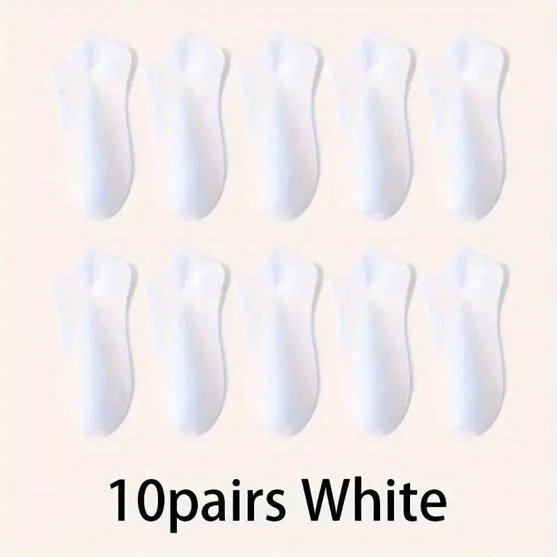 Unisex, breathable, lightweight, comfortable, rinse socks, suitable for everyone, ideal for sports, 03/Wear, pack of 5/10