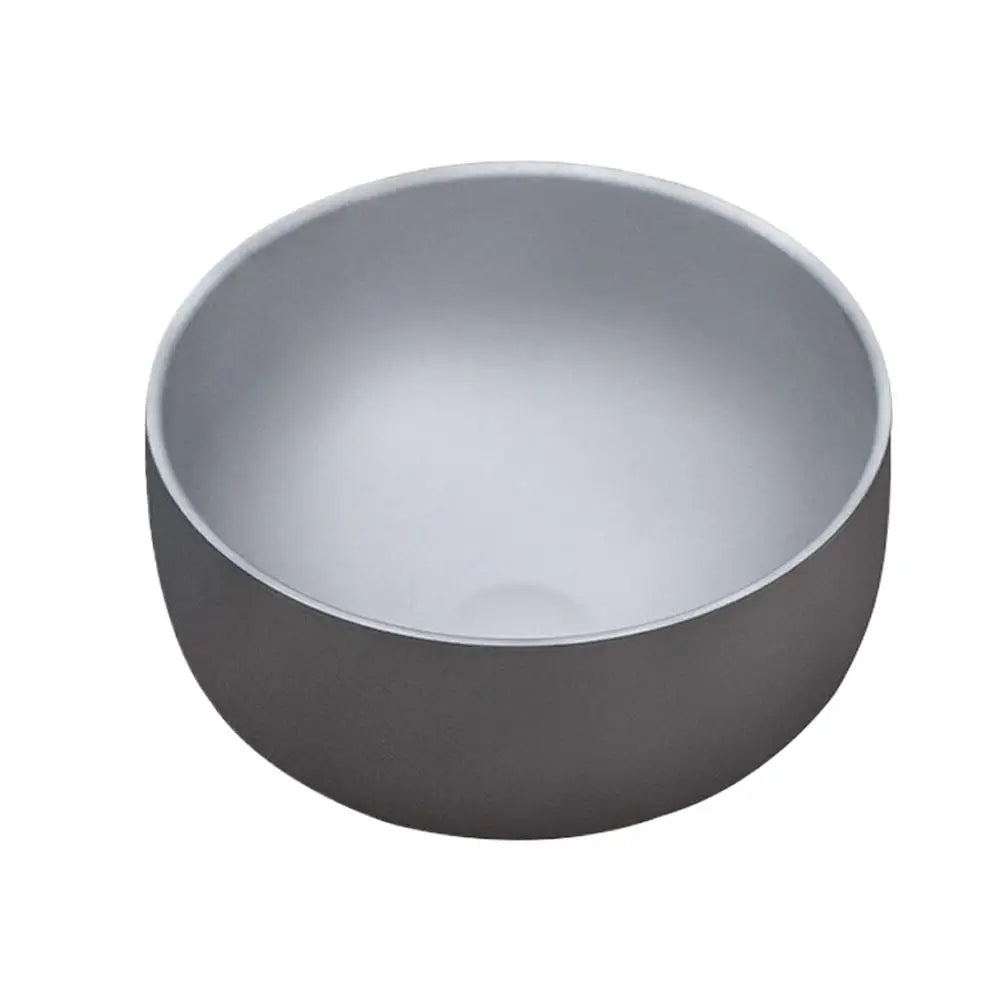 Bol Portable en titane à Double paroi, ultraléger, vaisselle de Purification écologique pour Camping en plein air barbecue pique-nique arrière