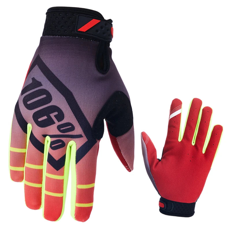 Gants de moto avec support d'écran tactile pour hommes et femmes, sports de plein air, tout-terrain, descente, VTT, DH, MX, VTT