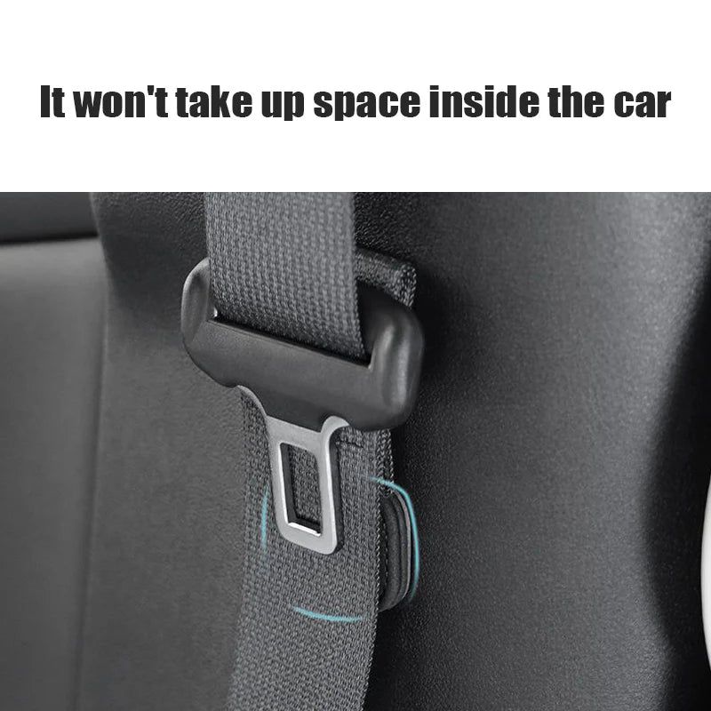Magnetic Suction Suede Car Seat Belt Clip, Auto Belt Holder, Stabilizer Fastener, Adjustable Clip, Seat Belt Stopper