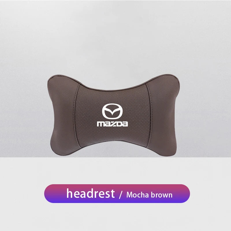 Almohada cervical para asiento de coche, accesorios para reposacabezas de asiento de coche para Mazda 3 6 CX5 2 CX3 CX9 MX5 RX8 Axela Demio Atenza