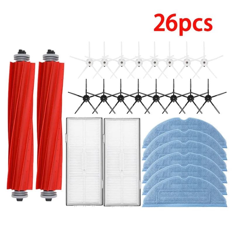 Roborock S7 S70 S75 S7Max S7 MaxV Ultra T7S Plus S7 Pro Ultra Accessories Main Brush Hepa Filter Mops Robot Vacuum Cleaner Parts