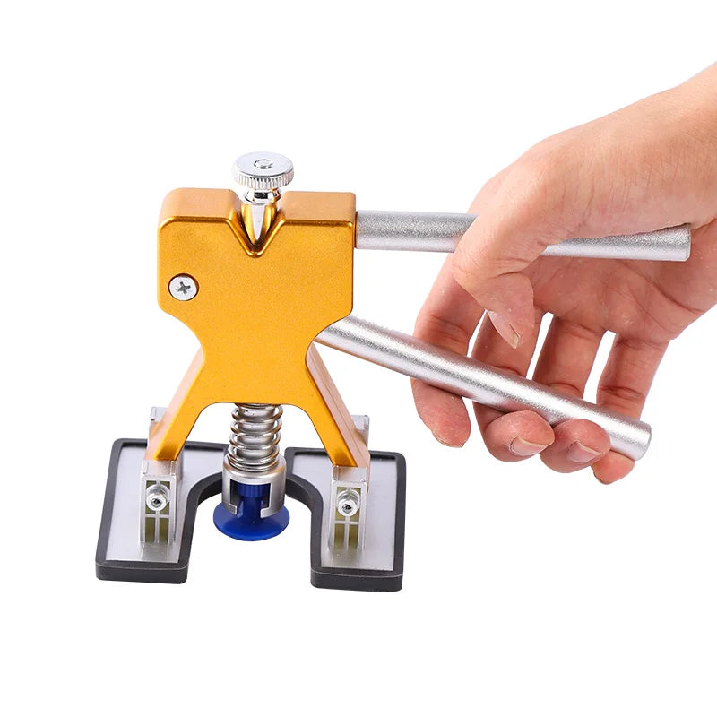 Kit d'extraction de plastique pour carrosserie de voiture, feuille métallique sans peinture, outils de réparation pour enlever les fosses de grêle, ensemble de ventouses chaudes de plusieurs tailles