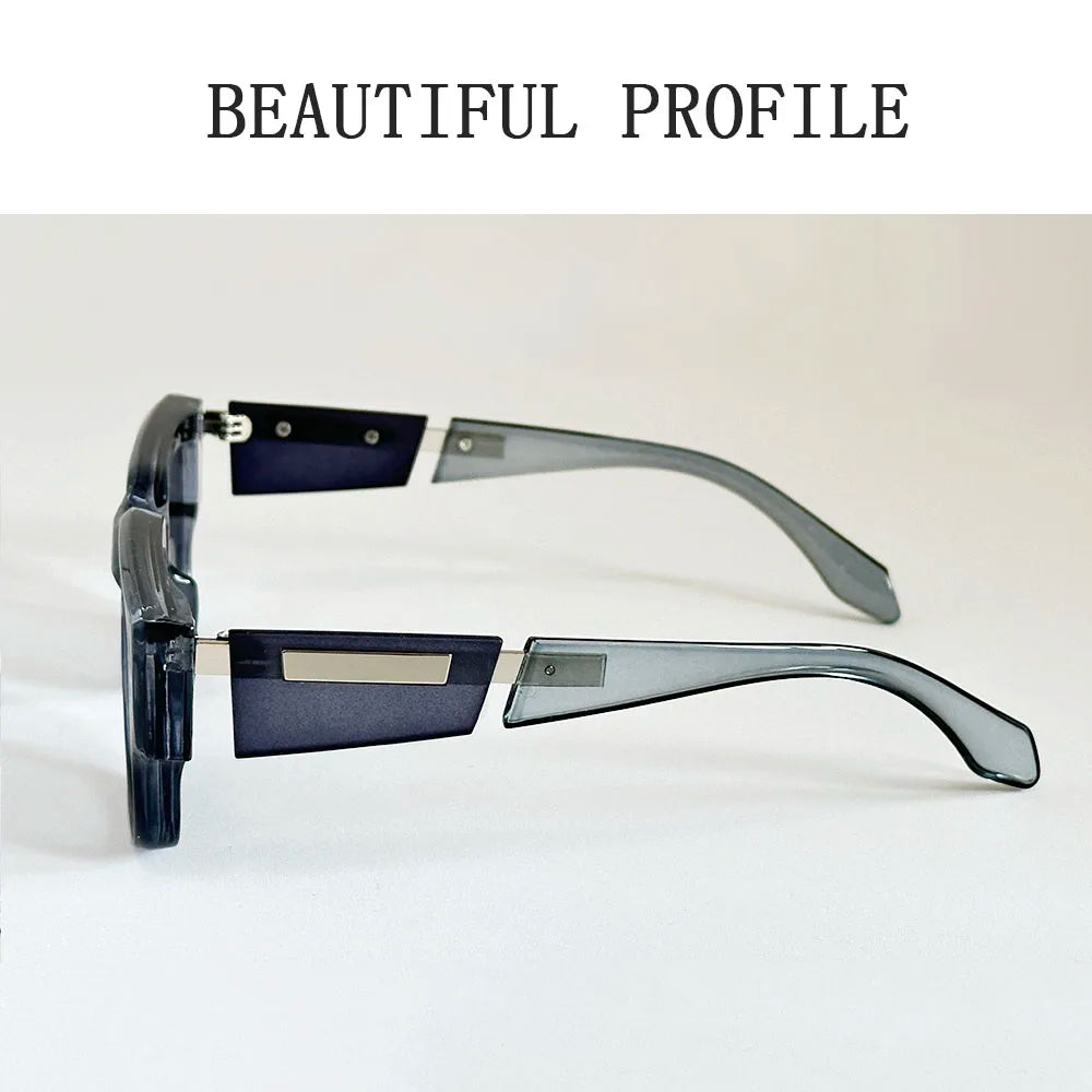 Gafas de sol cuadradas nuevas para hombre, lentes de sol de lujo para mujer, gafas de moda vintage para vacaciones de verano, Gafas de Sol Hombre Lunette Soleil Femme
