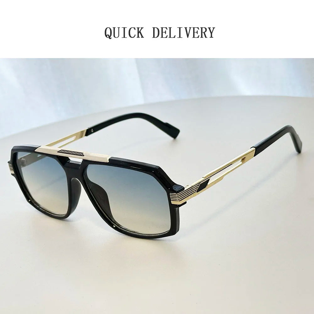2026 Gafas de Sol de Lujo para Mujer Vintage Gafas de Sol Cuadradas para Hombre Envío Directo Gafas de Moda Gafas de Sol Hombre Gafas de Sol Mujer