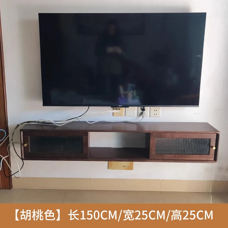 Meuble TV Vintage Style Classique — Support Mural, Décoration Salon