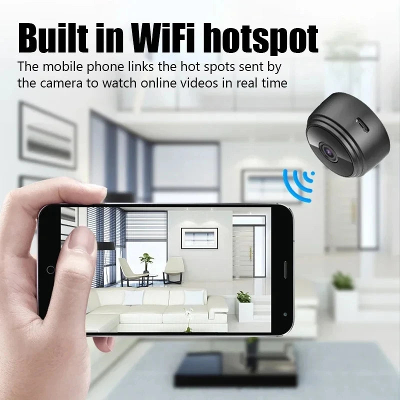A9 WiFi Mini caméra enregistreur vidéo sans fil caméra de Protection de sécurité caméra de surveillance à domicile intelligente pour nourrissons et animaux de compagnie