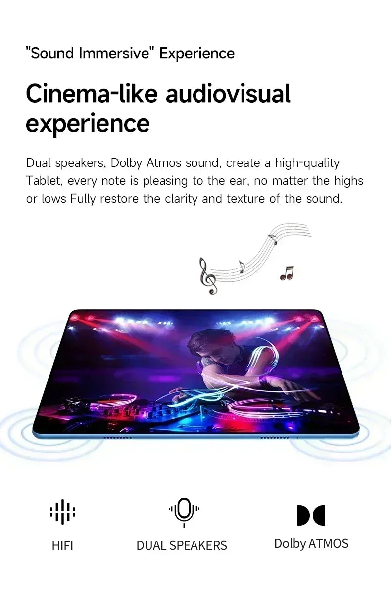 Tablette Android 16 11 pouces 2026 — 24 Go RAM, 2 To ROM, appel téléphonique, double SIM, 5G, WiFi, mini tab