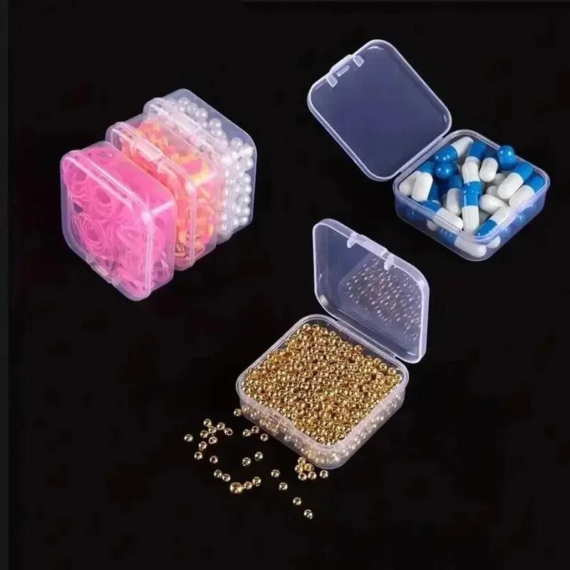 Boite en Plastique Transparente — Organisateur Rangement Multifonction