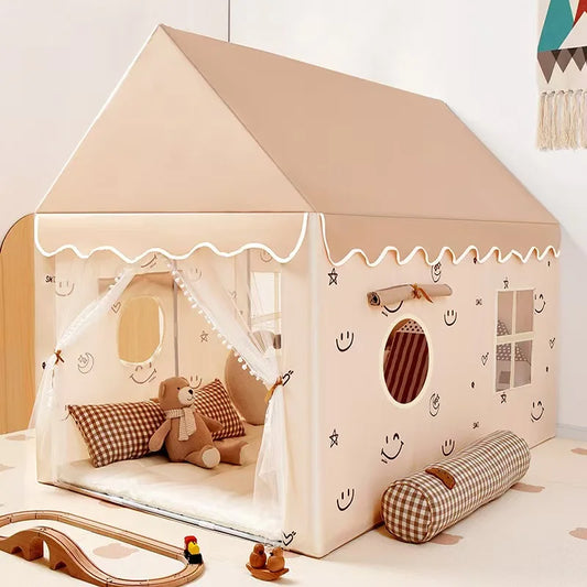 Tente de jeu pliable pour enfants, château de princesse intérieur/extérieur, maisonnette pour chambre d'enfant, cadeau pour filles, jouets, tentes de jeu pour enfants
