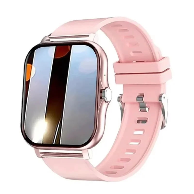 Montre Connectée 2025 Bluetooth — Oxygène Pression Artérielle Smartwatch Cadeau