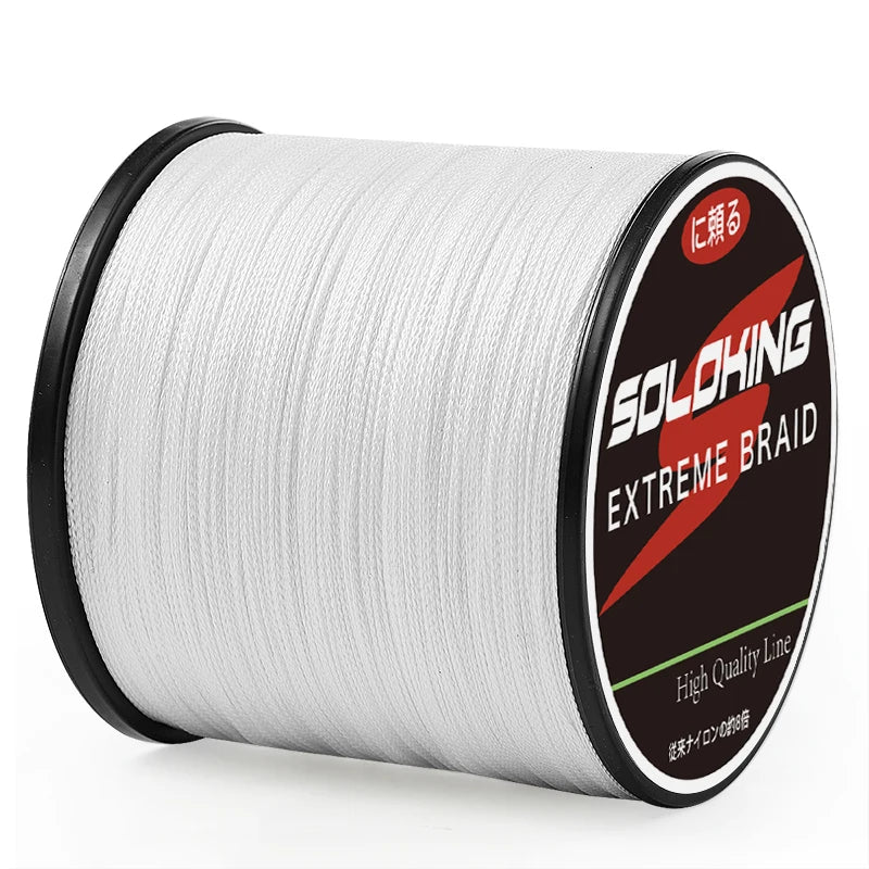 SOLOKING 300M PE tressé ligne de pêche 10LB-80LB Super fort japonais Multifilament mer ligne de pêche carpe truite bar ligne