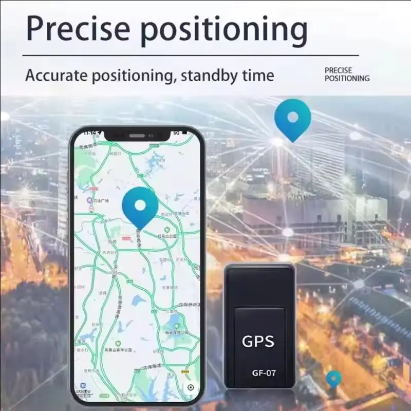 Mini dispositivo de rastreo Gps portátil Gf07, localizador Gps de vehículos, magnético potente, antipérdida, posición Gps precisa, aplicación