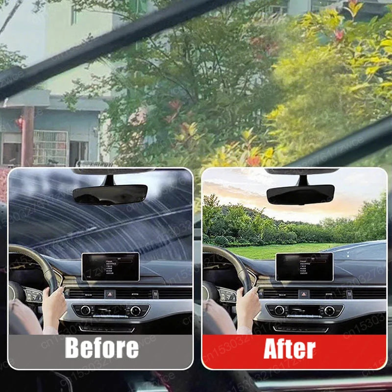 Car Glass Coating Kit, Windshield Oil Film Removal Paste, Water Repellent, Anti-Rain Hydrophobic Cleaning Kits