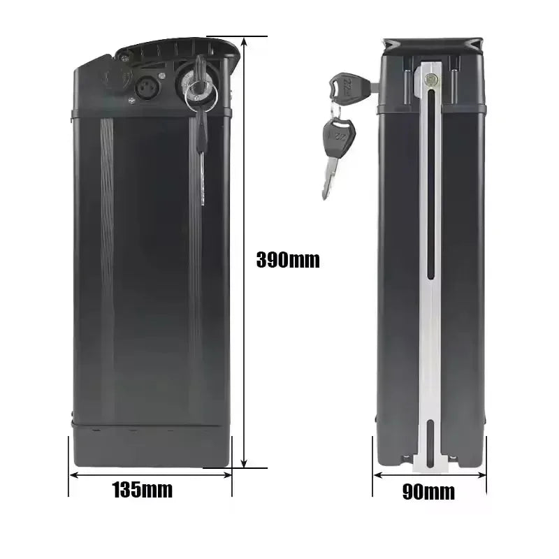 Batería Silverfish para Bicicleta Eléctrica, 48V 36V 20Ah, 30Ah, 17Ah, Baterías de Alta Capacidad, Celdas 18650 Potencia 200-2000W