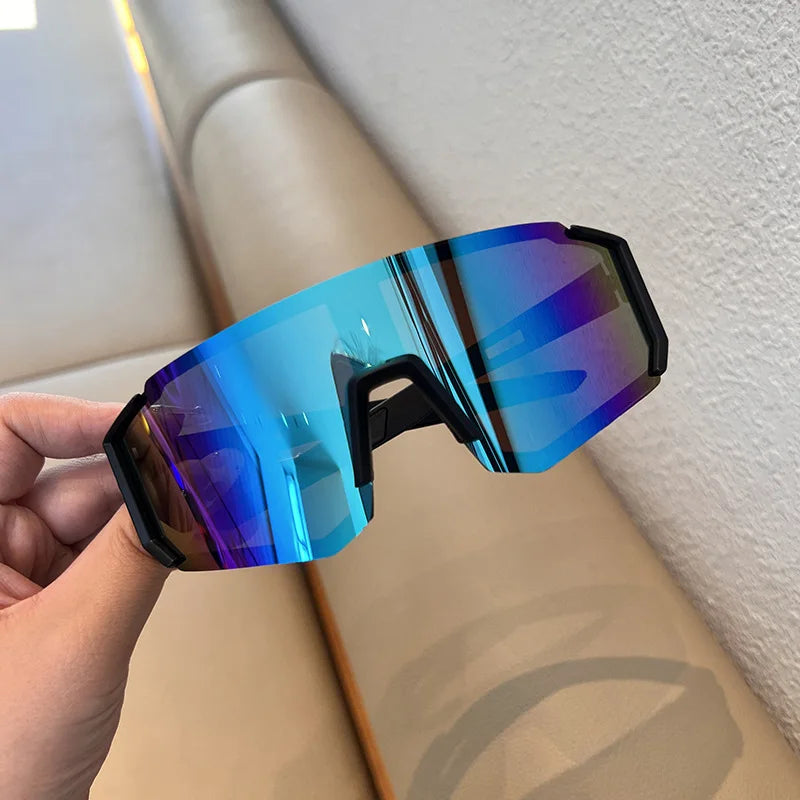 1/2 piezas gafas de sol de ciclismo para mujer UV400, protector antisarena para ojos, gafas de sol deportivas al aire libre, gafas de protección antirradiación, lentes
