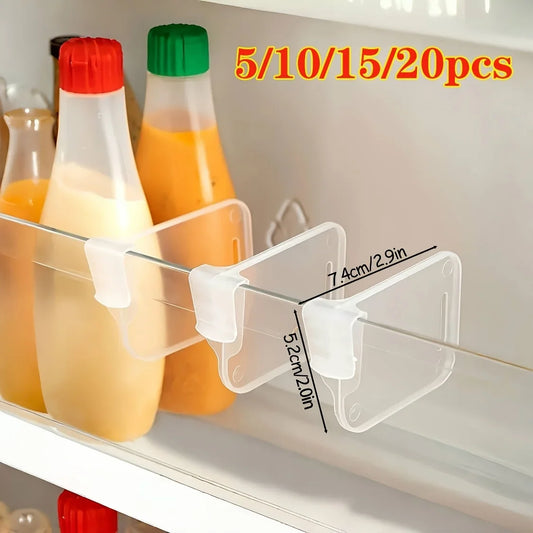 Organisateur Réfrigérateur Transparent — Séparateurs Réglables Lot 5-20 Pièces