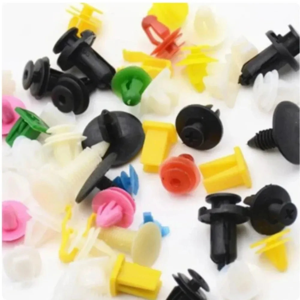 500/200/100 Pieces 30 Types Universal Mixed Auto Fastener Car Bumper Clips Retainer Car Fastener Rivet Door Panel Liner for All Cars