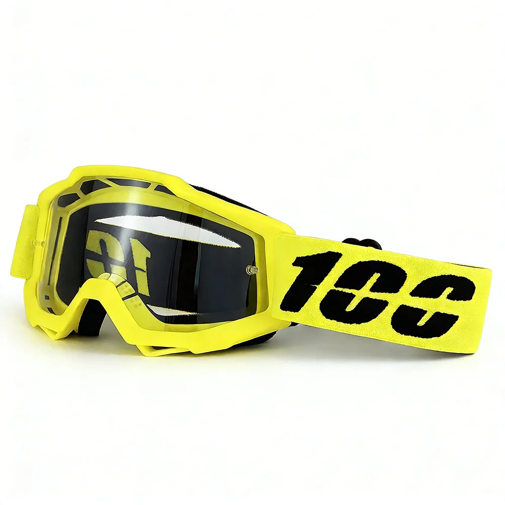 Lunettes de moto 100 MX, lunettes de motocross, lunettes de soleil tout-terrain pour homme, masque MTB ATV, protection coupe-vent, cyclisme, course