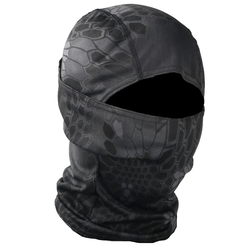 CamSolomon-Cagoule 3D imbibée pour homme, masque facial, capuche camouflage, écharpe, couvre-chef, sniper, ski, cyclisme, chasse, pêche, vêtements de sauna
