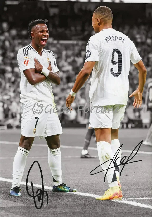 Affiche Toile Étoiles du Football — Décoration Murale Salon & Chambre