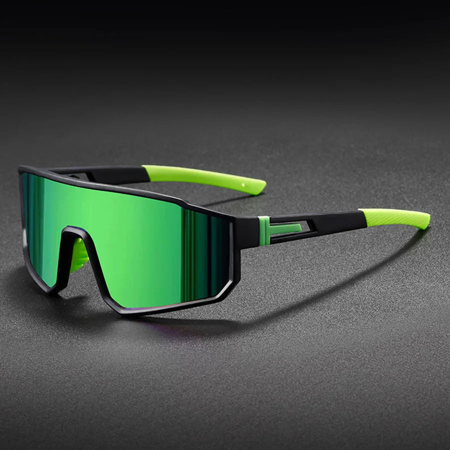 Men's oversized cycling glasses, bike, windproof, colorful coating, outdoor sports sunglasses, motorcycle