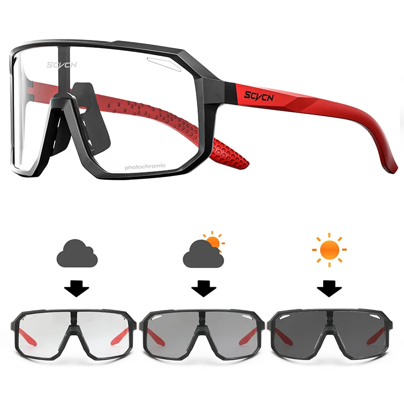 SCVCN Cycling Glasses MTB for Men Women Outdoor Sports Running Driving UV400 Sunglasses Road Racing Bicycle Cycling Eyewear