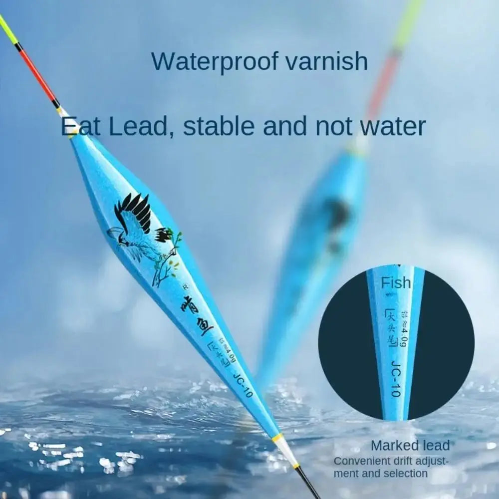 Flotador de pesca de cola triangular, gran flotabilidad, alta calidad, estable,, alta sensibilidad, boya vertical, característica compuesta