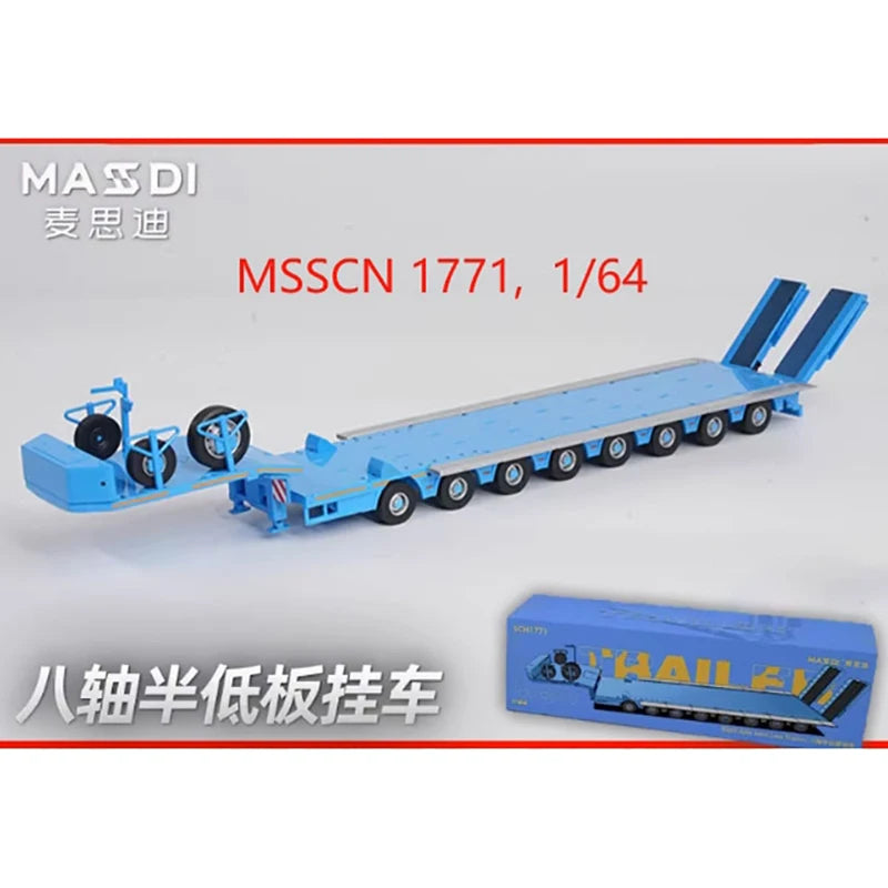 MASSDI aleación 1/64 escala SCN1106 SCN1110 camión de remolque/Hummer H1 M1151/tanque tigre de gas coche de aleación modelo regalos de vacaciones juguetes