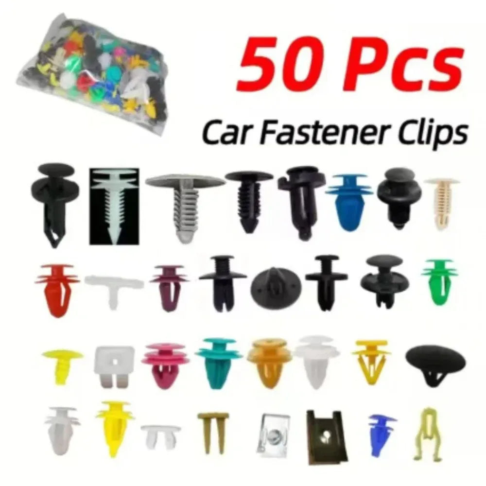 500/200/100 Pieces 30 Types Universal Mixed Auto Fastener Car Bumper Clips Retainer Car Fastener Rivet Door Panel Liner for All Cars