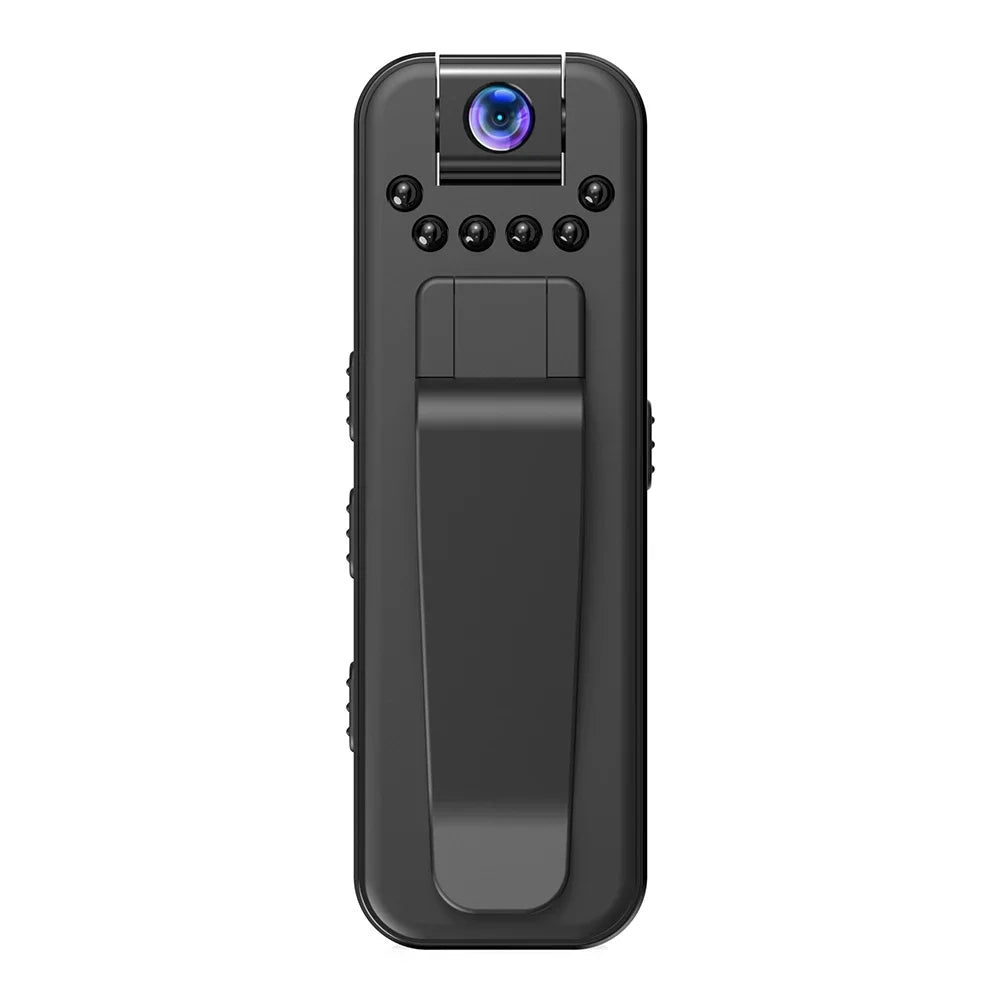 Mini 1080P HD Camcorder, Small Police Body, with Back Clip, Infrared Night Vision, Video Surveillance Camcorder